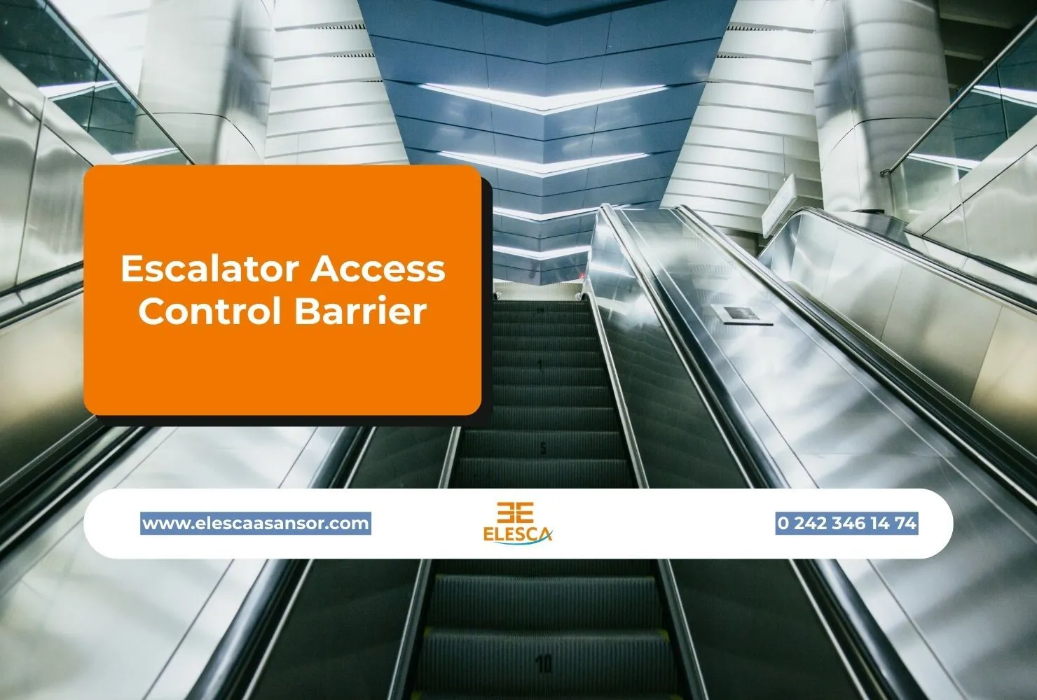 Escalator Access Control Barrier